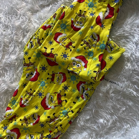 SpongeBob SquarePants Pajama Bottoms - Festive Yellow - Picture 1 of 3
